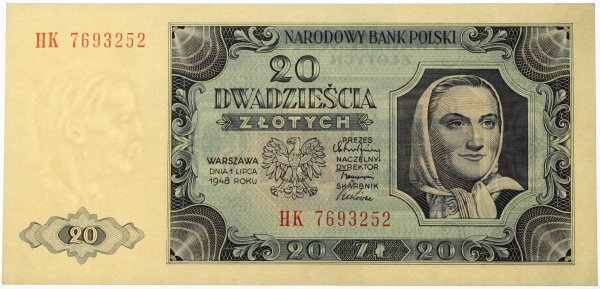 20 złotych 1948