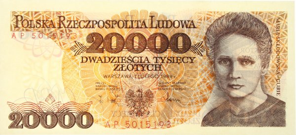 20000 złotych 1989