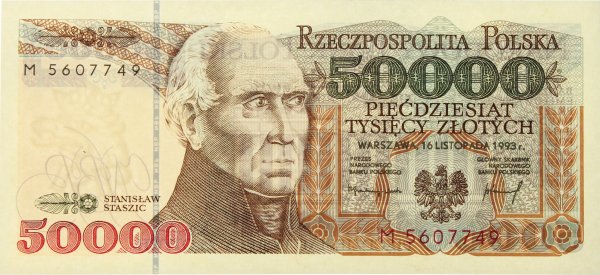 50000 złotych 1993