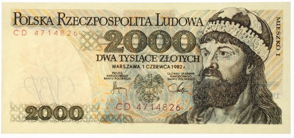 2000 złotych 1977