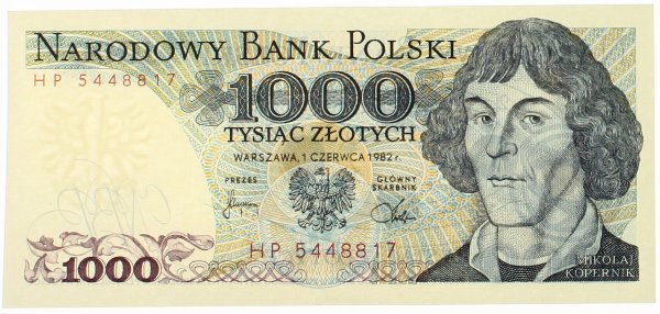 1000 złotych 1982