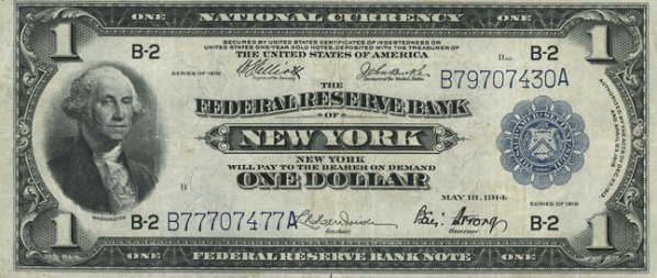 1 dolar banknot