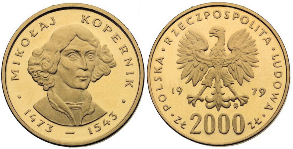 2000 złotych Mikołaj Kopernik 1979
